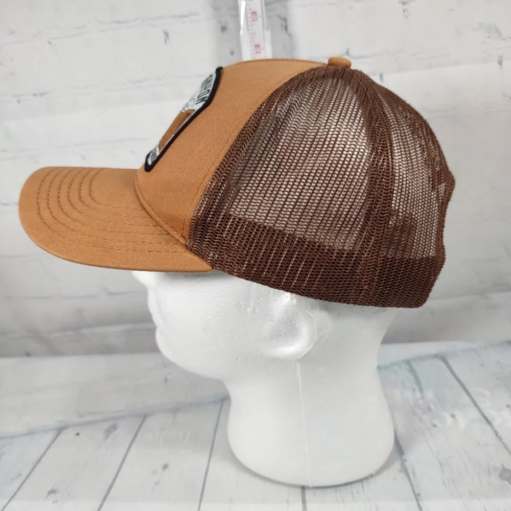 Grand Canyon National Park Patch Trucker Hat, Adjustable, Brown, Mesh Mad Engine